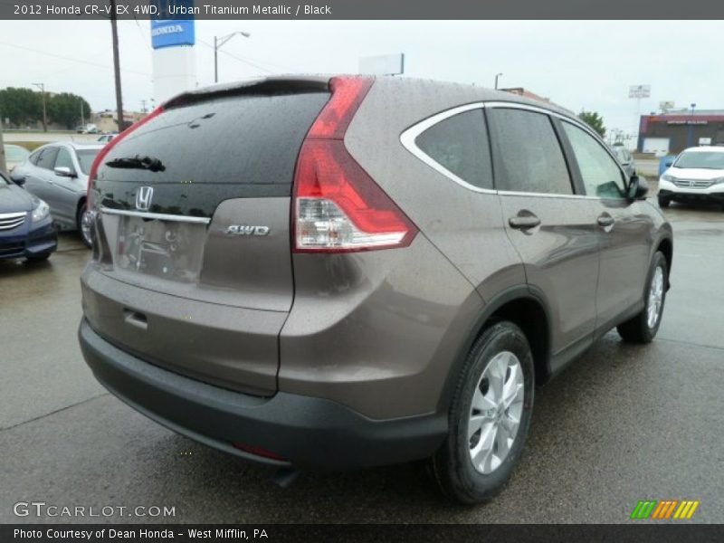 Urban Titanium Metallic / Black 2012 Honda CR-V EX 4WD