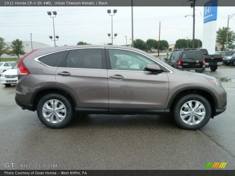 Urban Titanium Metallic / Black 2012 Honda CR-V EX 4WD