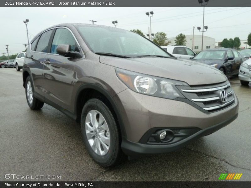 Urban Titanium Metallic / Black 2012 Honda CR-V EX 4WD