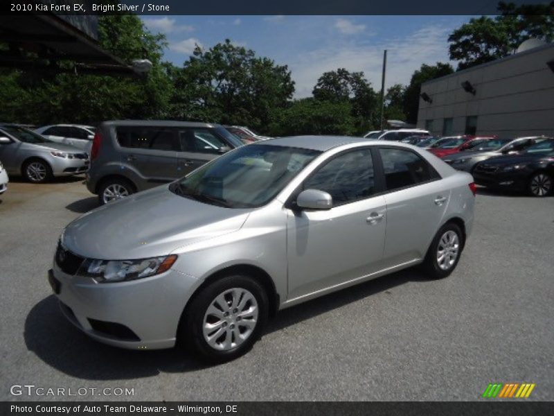 Bright Silver / Stone 2010 Kia Forte EX