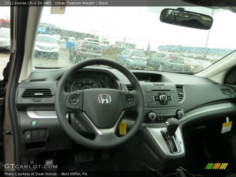 Urban Titanium Metallic / Black 2012 Honda CR-V EX 4WD