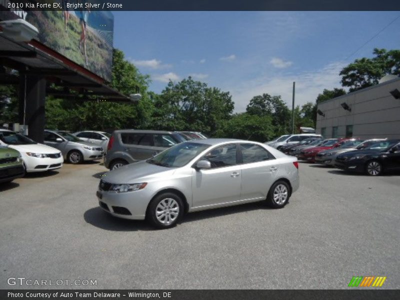 Bright Silver / Stone 2010 Kia Forte EX