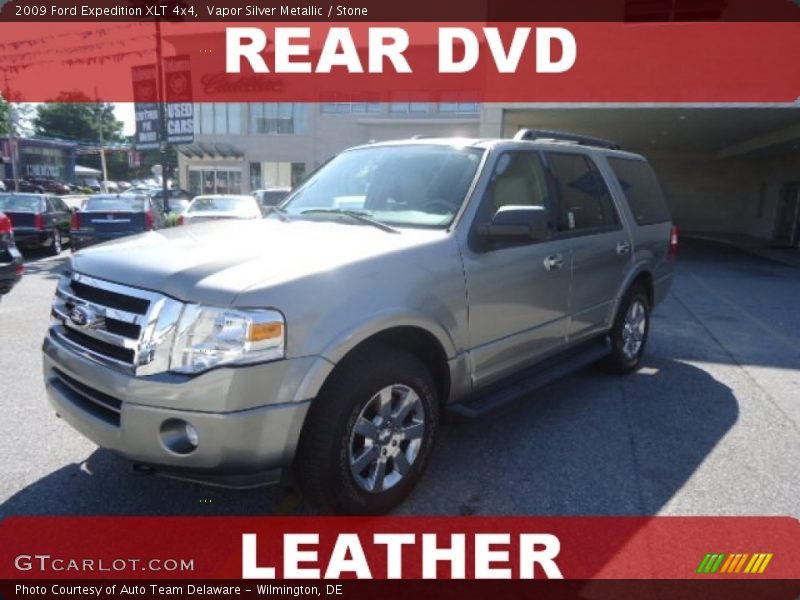 Vapor Silver Metallic / Stone 2009 Ford Expedition XLT 4x4
