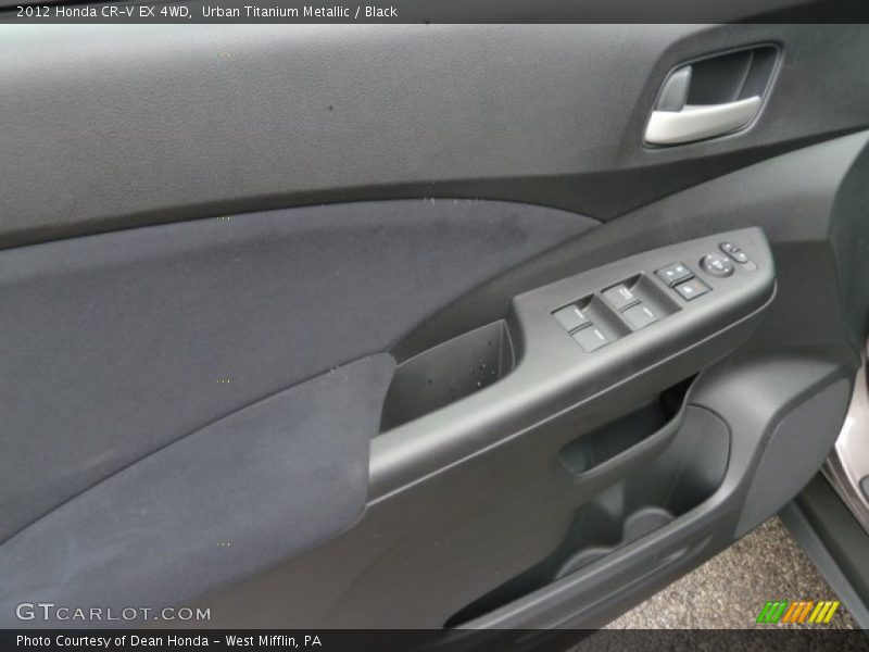 Urban Titanium Metallic / Black 2012 Honda CR-V EX 4WD