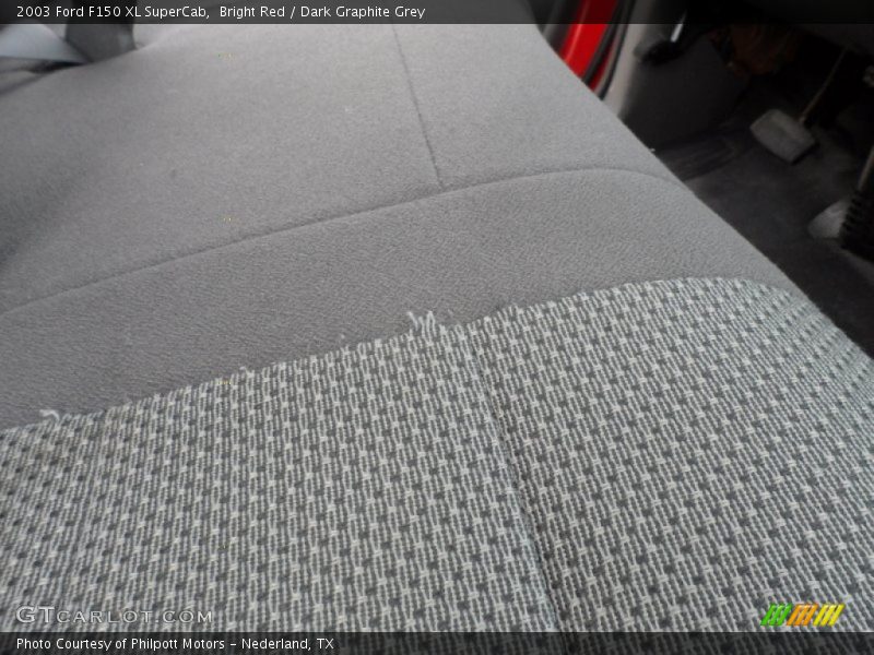 Bright Red / Dark Graphite Grey 2003 Ford F150 XL SuperCab