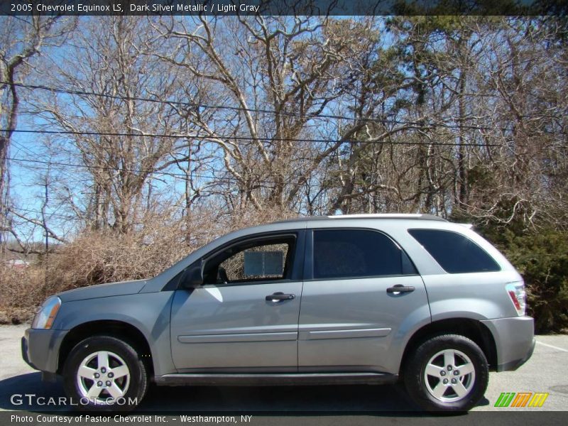 Dark Silver Metallic / Light Gray 2005 Chevrolet Equinox LS