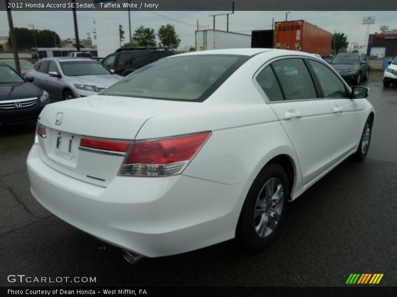 Taffeta White / Ivory 2012 Honda Accord SE Sedan