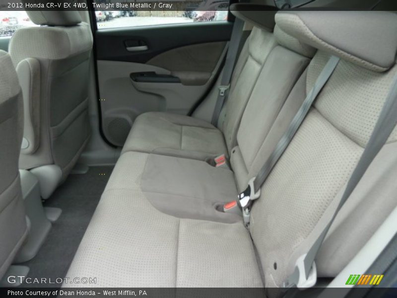 Twilight Blue Metallic / Gray 2012 Honda CR-V EX 4WD