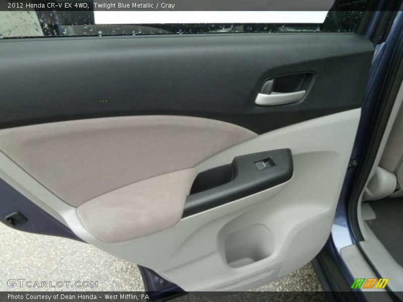 Twilight Blue Metallic / Gray 2012 Honda CR-V EX 4WD