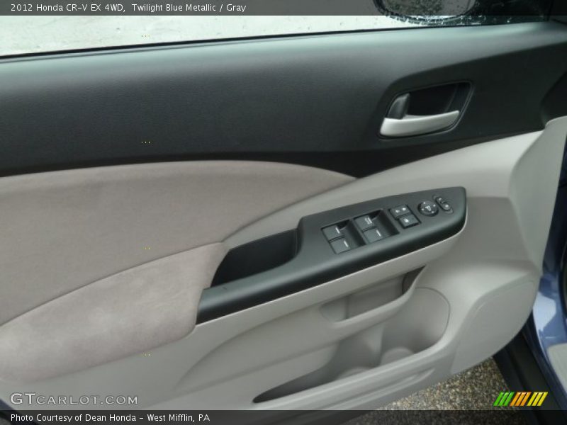 Twilight Blue Metallic / Gray 2012 Honda CR-V EX 4WD