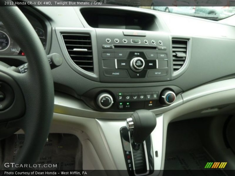 Twilight Blue Metallic / Gray 2012 Honda CR-V EX 4WD