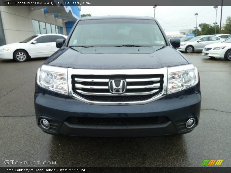 Bali Blue Pearl / Gray 2012 Honda Pilot EX-L 4WD