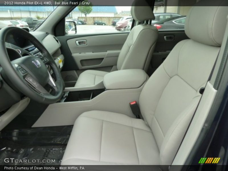 Bali Blue Pearl / Gray 2012 Honda Pilot EX-L 4WD