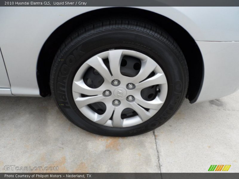Liquid Silver / Gray 2010 Hyundai Elantra GLS