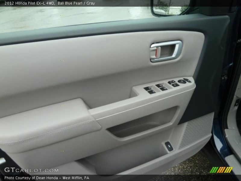 Bali Blue Pearl / Gray 2012 Honda Pilot EX-L 4WD