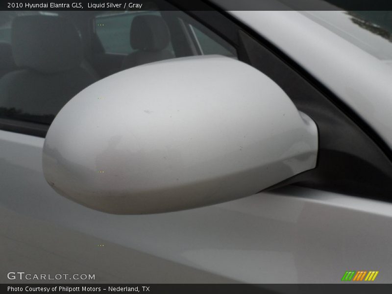 Liquid Silver / Gray 2010 Hyundai Elantra GLS