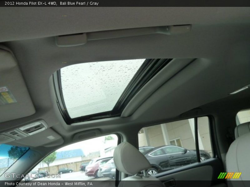 Bali Blue Pearl / Gray 2012 Honda Pilot EX-L 4WD