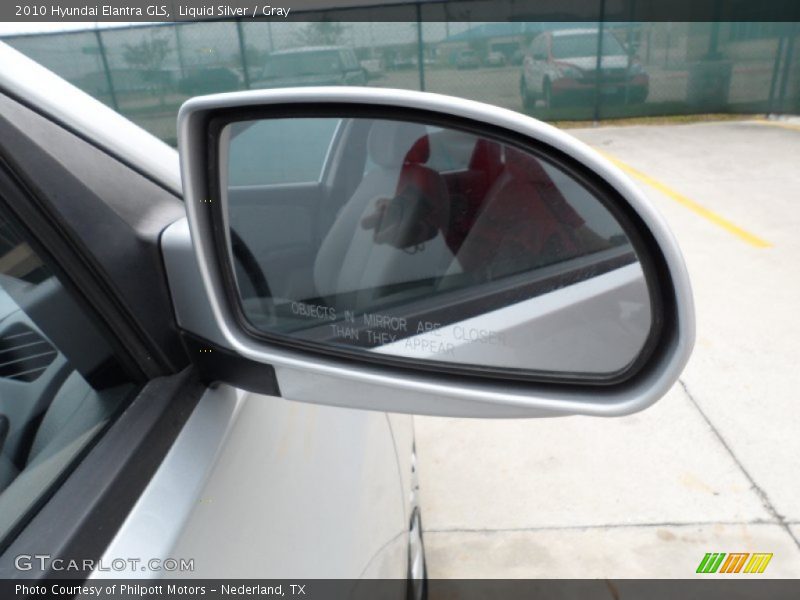 Liquid Silver / Gray 2010 Hyundai Elantra GLS