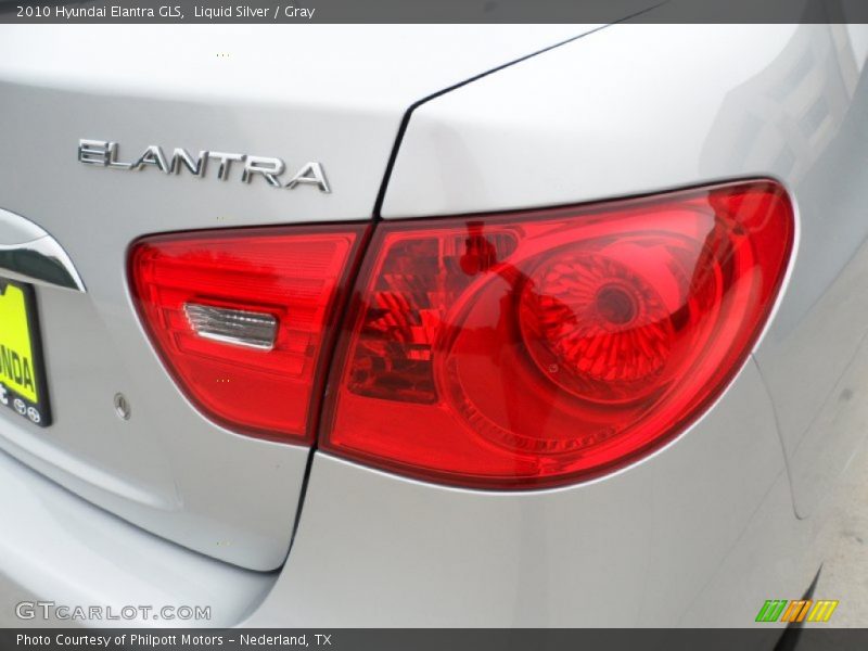 Liquid Silver / Gray 2010 Hyundai Elantra GLS