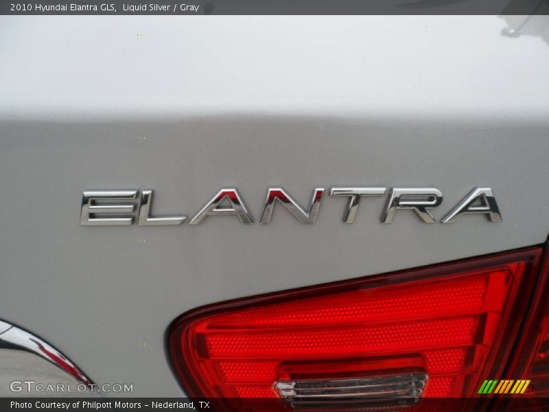 Liquid Silver / Gray 2010 Hyundai Elantra GLS