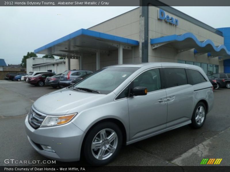 Alabaster Silver Metallic / Gray 2012 Honda Odyssey Touring