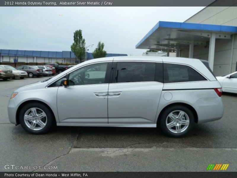 Alabaster Silver Metallic / Gray 2012 Honda Odyssey Touring