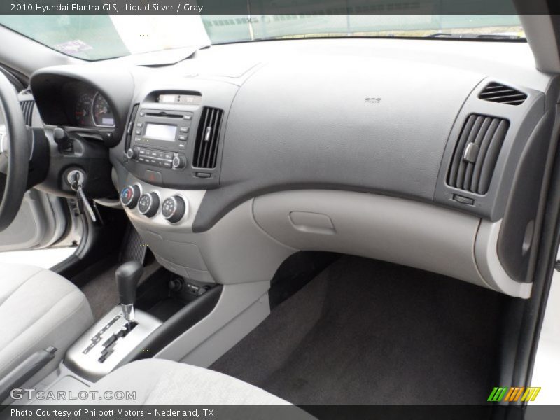 Liquid Silver / Gray 2010 Hyundai Elantra GLS