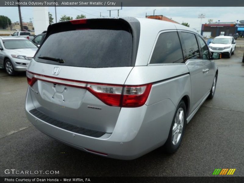 Alabaster Silver Metallic / Gray 2012 Honda Odyssey Touring