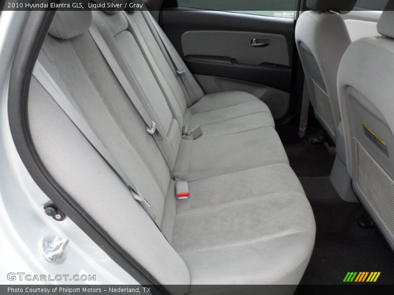 Liquid Silver / Gray 2010 Hyundai Elantra GLS
