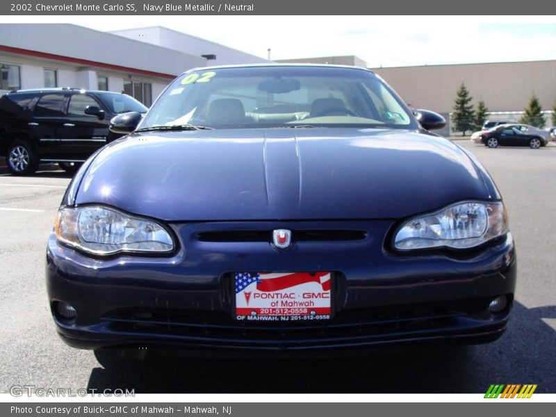 Navy Blue Metallic / Neutral 2002 Chevrolet Monte Carlo SS