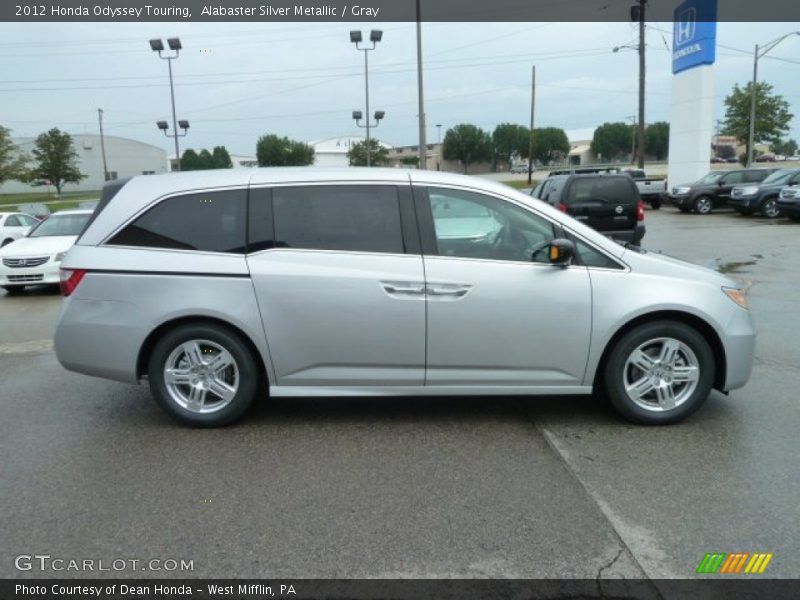 Alabaster Silver Metallic / Gray 2012 Honda Odyssey Touring