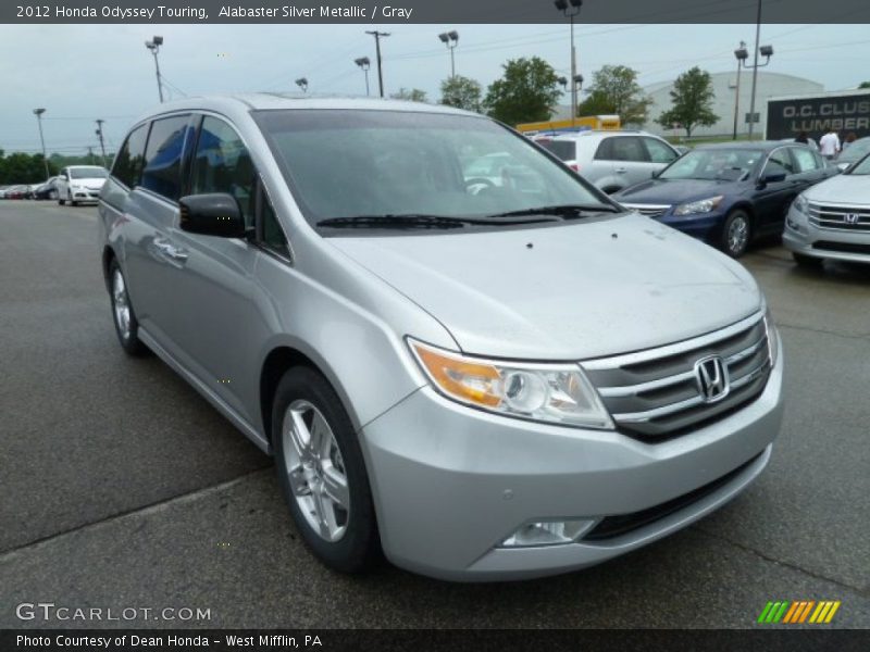 Alabaster Silver Metallic / Gray 2012 Honda Odyssey Touring