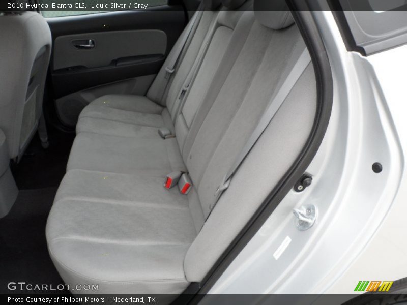 Liquid Silver / Gray 2010 Hyundai Elantra GLS