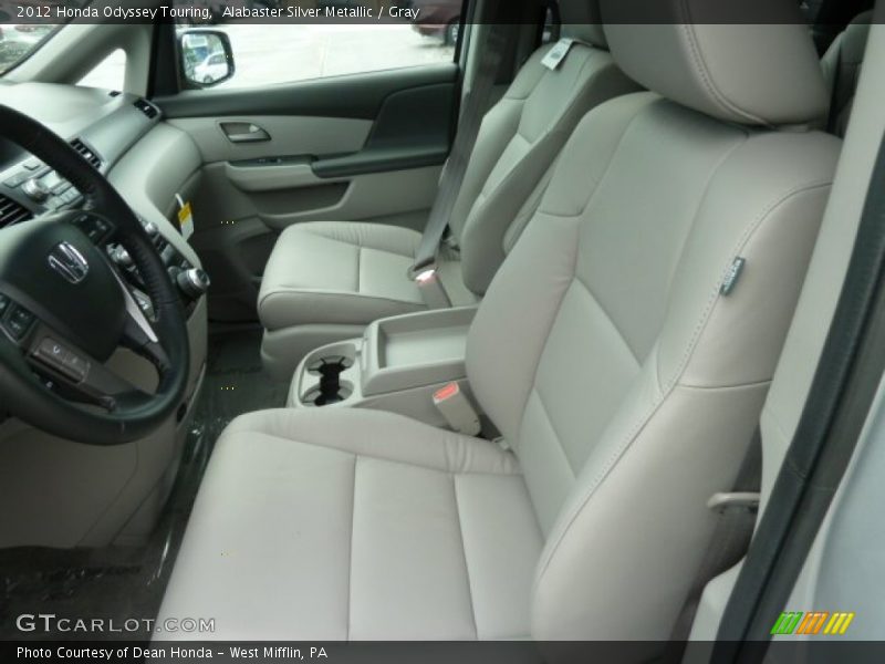 Alabaster Silver Metallic / Gray 2012 Honda Odyssey Touring