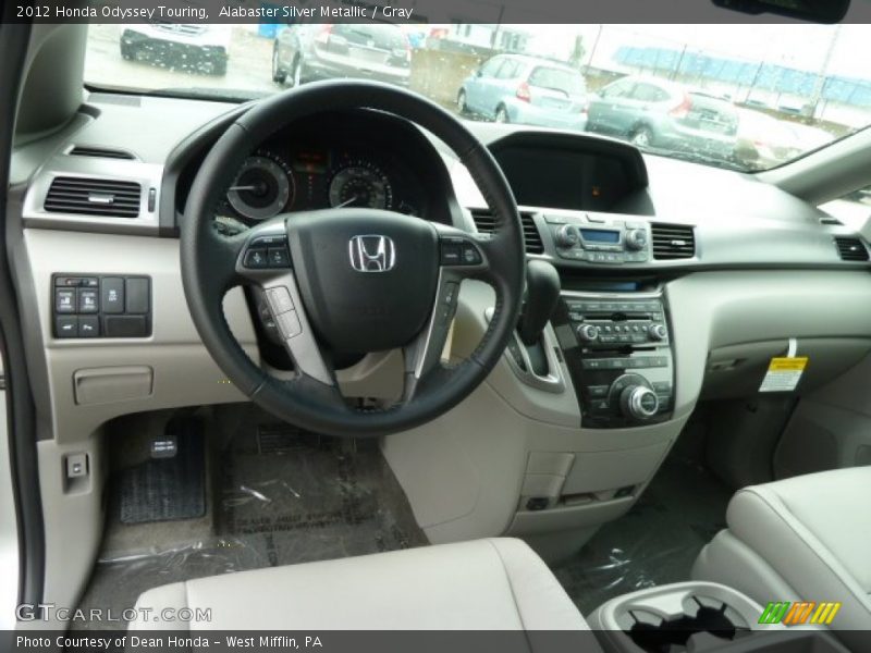 Alabaster Silver Metallic / Gray 2012 Honda Odyssey Touring