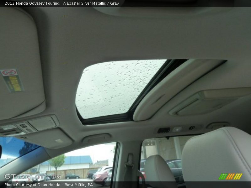 Alabaster Silver Metallic / Gray 2012 Honda Odyssey Touring
