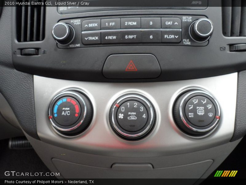 Liquid Silver / Gray 2010 Hyundai Elantra GLS