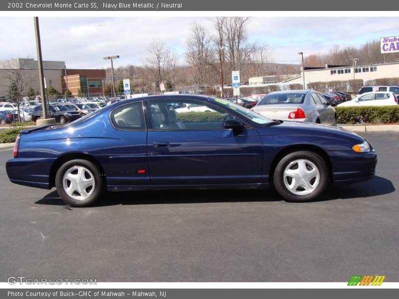 Navy Blue Metallic / Neutral 2002 Chevrolet Monte Carlo SS