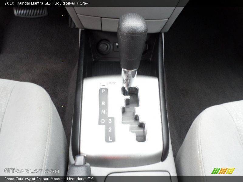 Liquid Silver / Gray 2010 Hyundai Elantra GLS