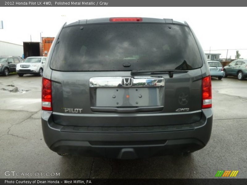 Polished Metal Metallic / Gray 2012 Honda Pilot LX 4WD