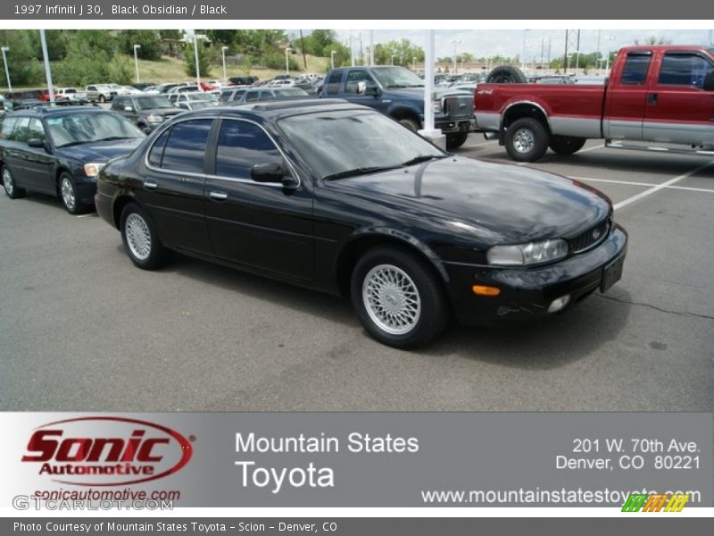 Black Obsidian / Black 1997 Infiniti J 30
