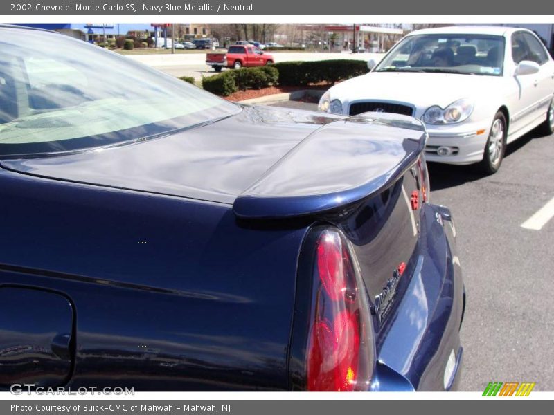 Navy Blue Metallic / Neutral 2002 Chevrolet Monte Carlo SS