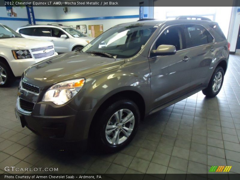 Mocha Steel Metallic / Jet Black 2012 Chevrolet Equinox LT AWD