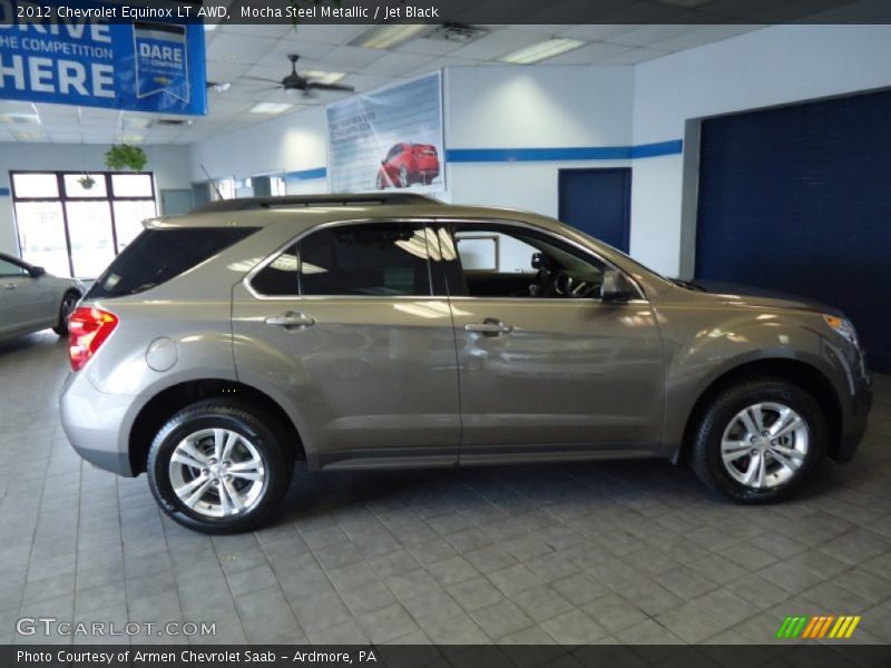 Mocha Steel Metallic / Jet Black 2012 Chevrolet Equinox LT AWD