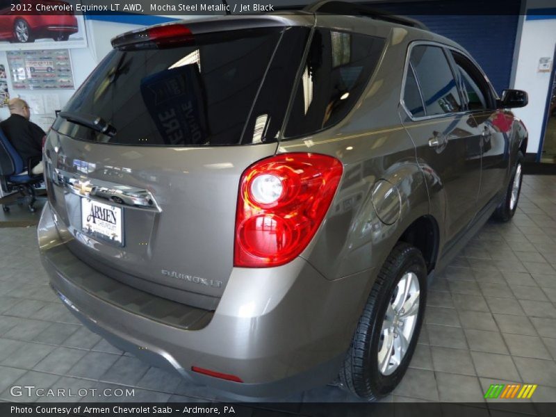 Mocha Steel Metallic / Jet Black 2012 Chevrolet Equinox LT AWD