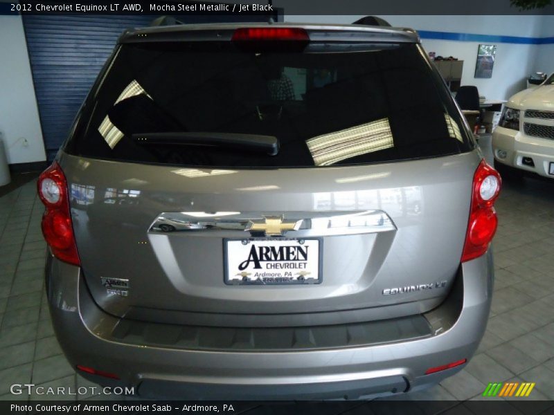 Mocha Steel Metallic / Jet Black 2012 Chevrolet Equinox LT AWD