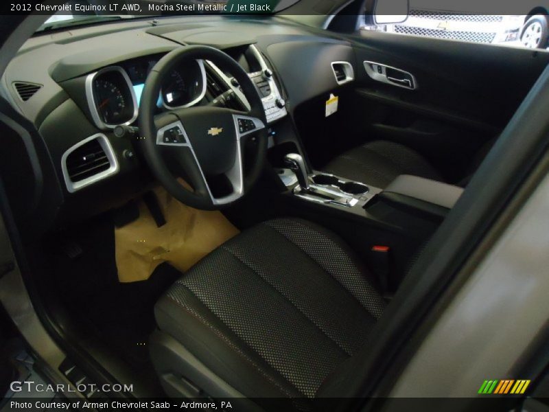 Mocha Steel Metallic / Jet Black 2012 Chevrolet Equinox LT AWD