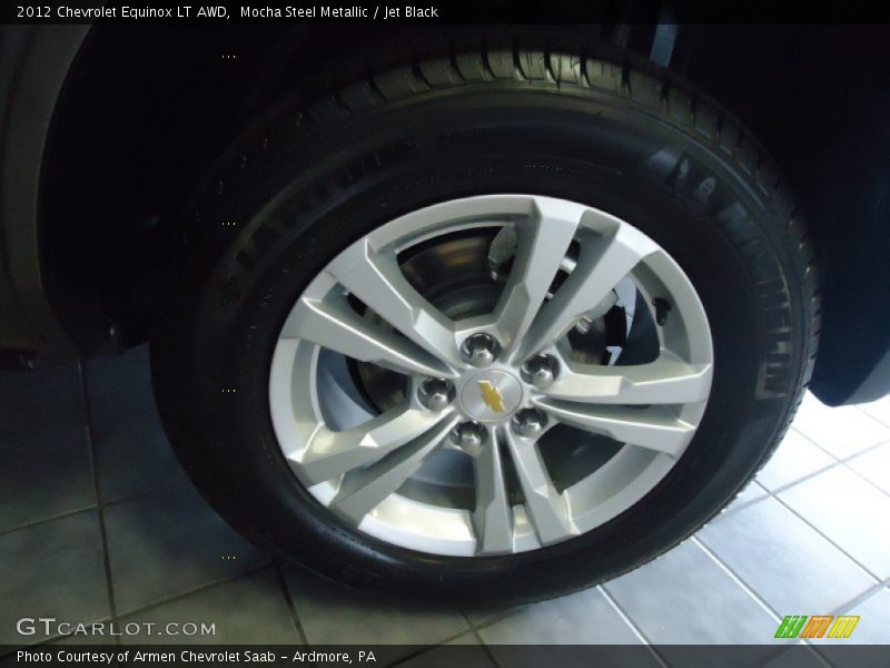 Mocha Steel Metallic / Jet Black 2012 Chevrolet Equinox LT AWD