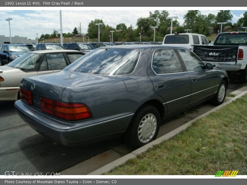 Flint Gray Pearl / Black 1992 Lexus LS 400