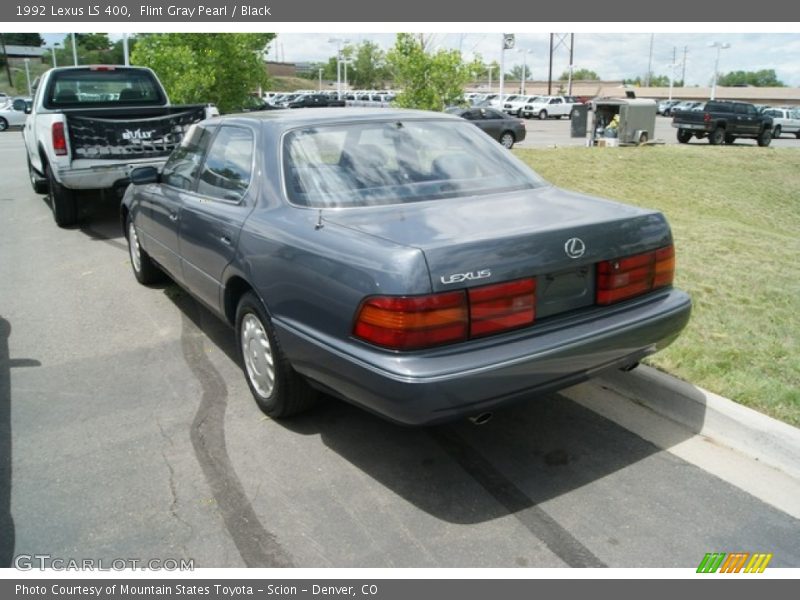 Flint Gray Pearl / Black 1992 Lexus LS 400